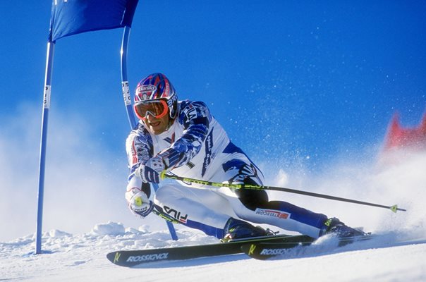 Alberto Tomba Italy Ski World Championships Sierra Nevada 1996