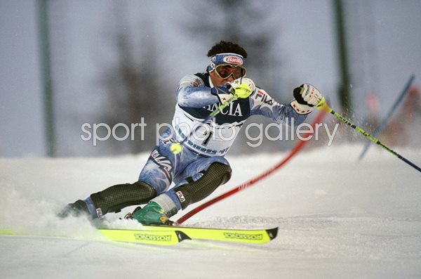 Alberto Tomba Italy Ski World Championships Sestriere 1997