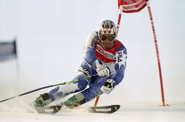 Alberto Tomba Italy Ski World Championships Sestriere 1997