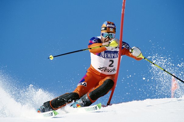 Alberto Tomba Italy Ski World Cup Austria 1993