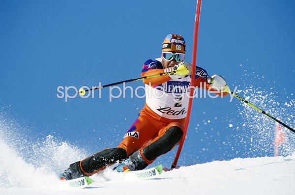 Alberto Tomba Italy Ski World Cup Austria 1993