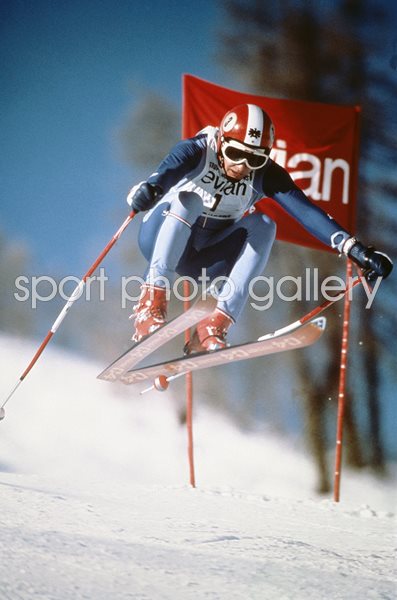 Franz Klammer Austria Alpine Skiing World Cup France 1977