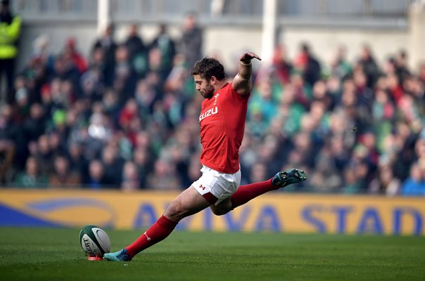 Leigh Halfpenny Wales v Ireland Dublin 6 Nations 2018