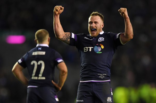 Stuart Hogg Scotland v England Murrayfield 6  Nations 2018