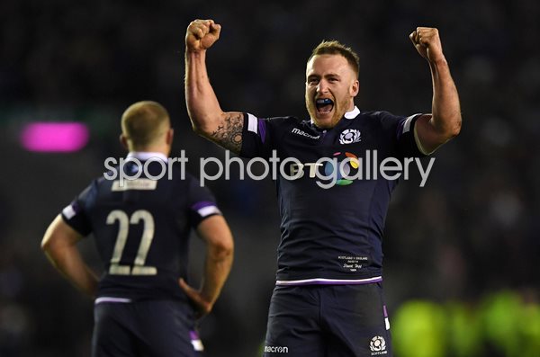 Stuart Hogg Scotland v England Murrayfield 6  Nations 2018