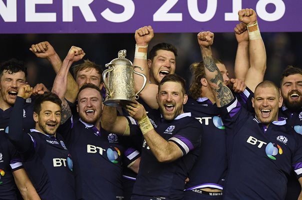 John Barclay Scotland Calcutta Cup Winners Murrayfield 2018