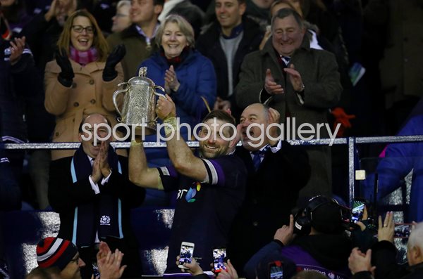 John Barclay Scotland Calcutta Cup Winners Murrayfield 2018