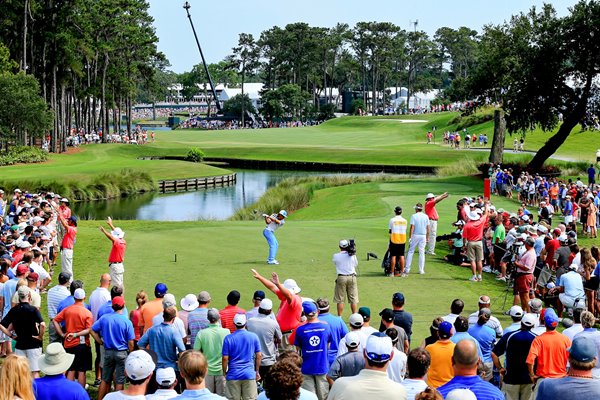 Rickie Fowler 16th Sawgrass Players 2012