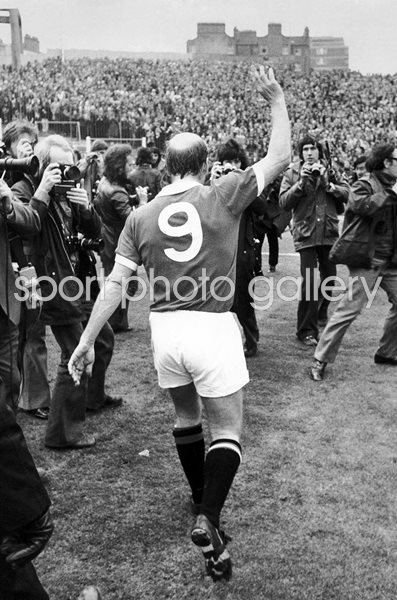 Bobby Charlton Manchester United 751st & Final Match 1973