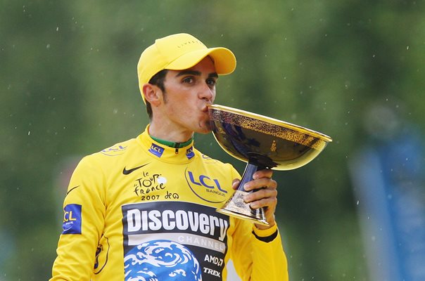 Alberto Contador Spain Tour de France Winner  2007