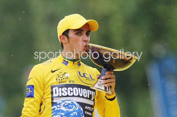 Alberto Contador Spain Tour de France Winner  2007
