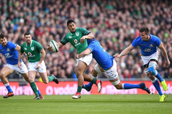 Bundee Aki Ireland v Italy Six Nations Dublin 2018