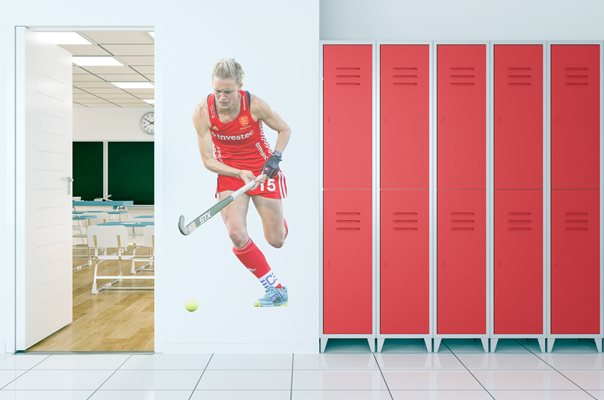 Alex Danson England Hockey Lifesize Wallpaper Cutout