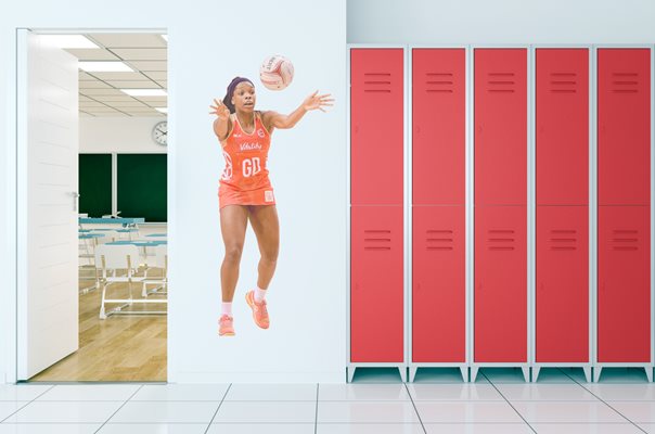 Eboni Beckford-Chambers England Netball Lifesize Wallpaper Cutout