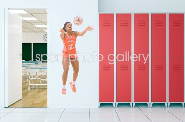 Eboni Beckford-Chambers England Netball Lifesize Wallpaper Cutout