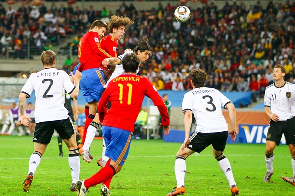 Puyol's header v Germany