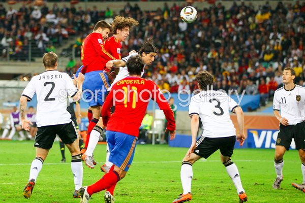 Puyol's header v Germany