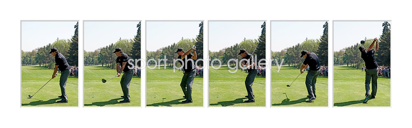 Phil Mickelson 6 stage Driver Swing Sequence 2018