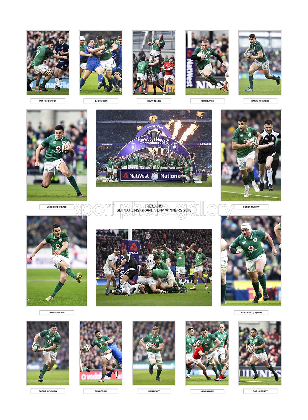 Ireland 6 Nations Grand Slam Team Special 2018