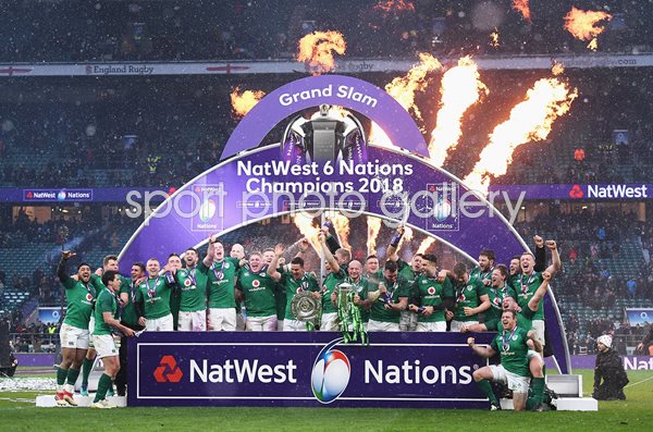Ireland Six Nations Grand Slam Winners Twickenham 2018