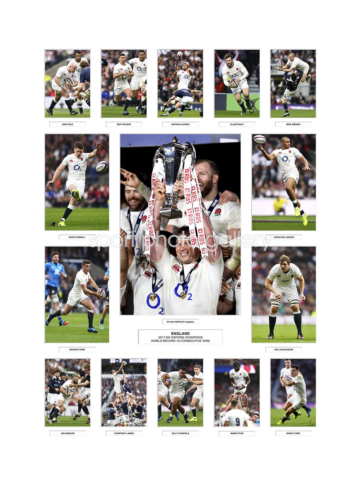2017 ENGLAND SIX NATIONS WINNERS TEAM SPECIAL 2017 ENGLAND SIX NATIONS WINNERS TEAM SPECIAL