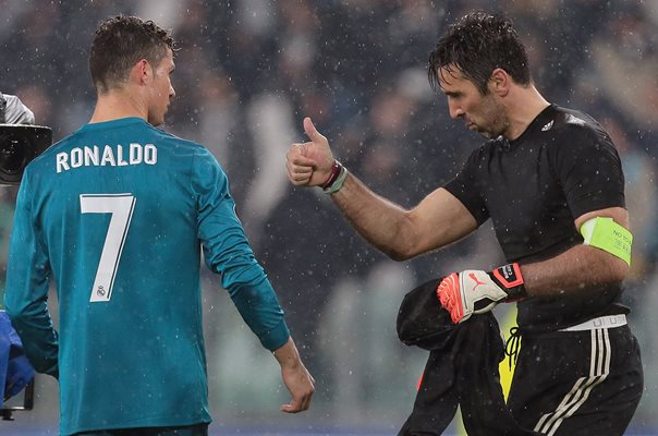 Gianluigi Buffon & Cristiano Ronaldo Champions League 2018