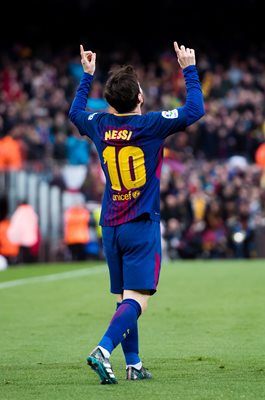 Lionel Messi Barcelona v Atletico Madrid La Liga 2018