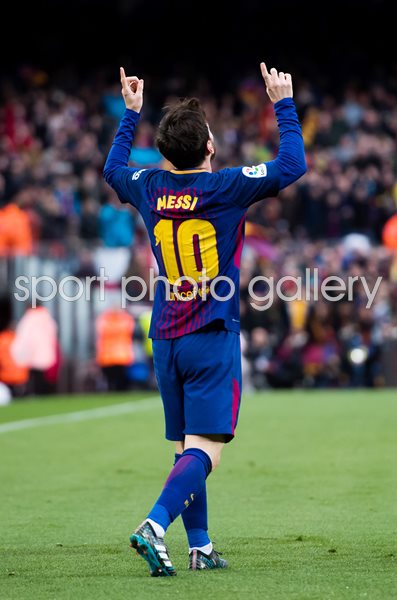 Lionel Messi Barcelona v Atletico Madrid La Liga 2018