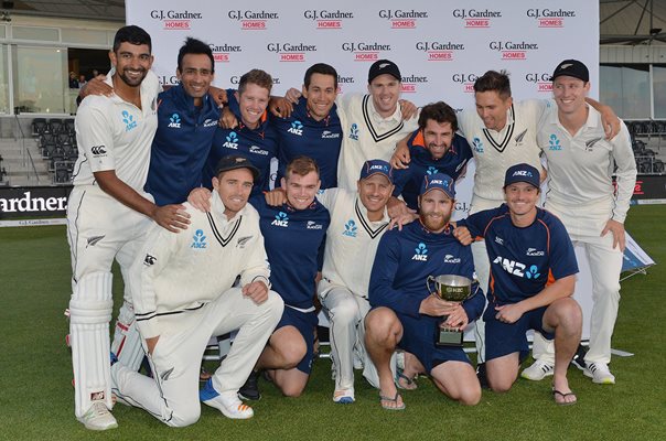 New Zealand win Test Series v England Christchurch 2018
