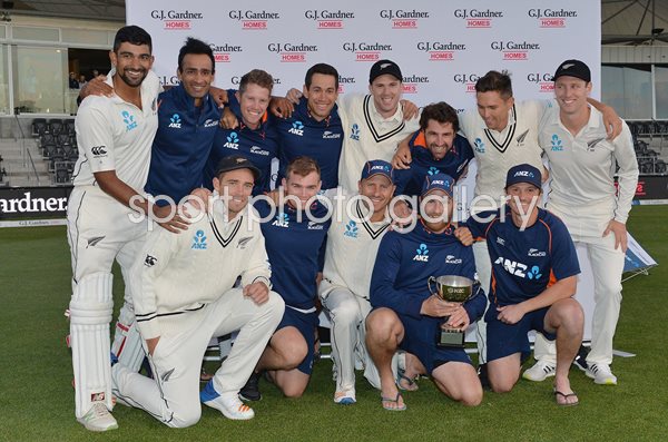 New Zealand win Test Series v England Christchurch 2018