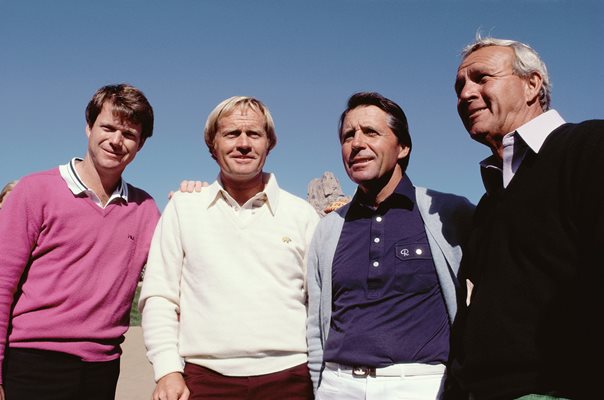 Tom Watson, Jack Nicklaus, Gary Player & Arnold Palmer 1983