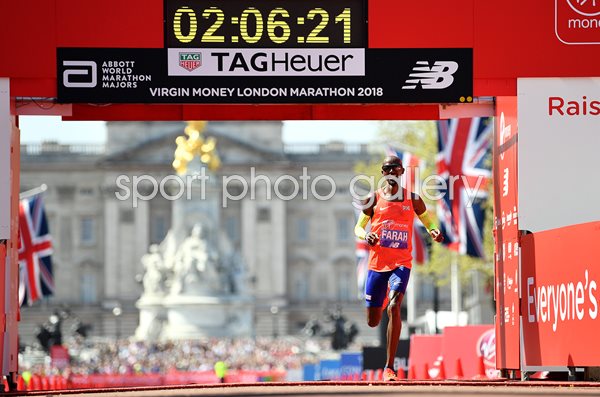 Mo Farah British Record London Marathon 2018