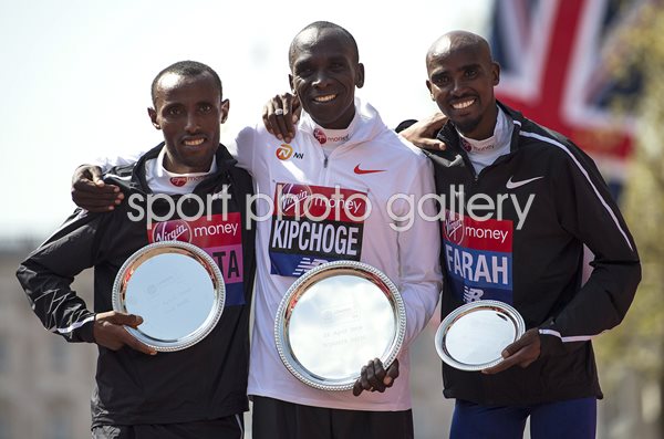 Mo Farah Eliud Kipchoge London Marathon 2018