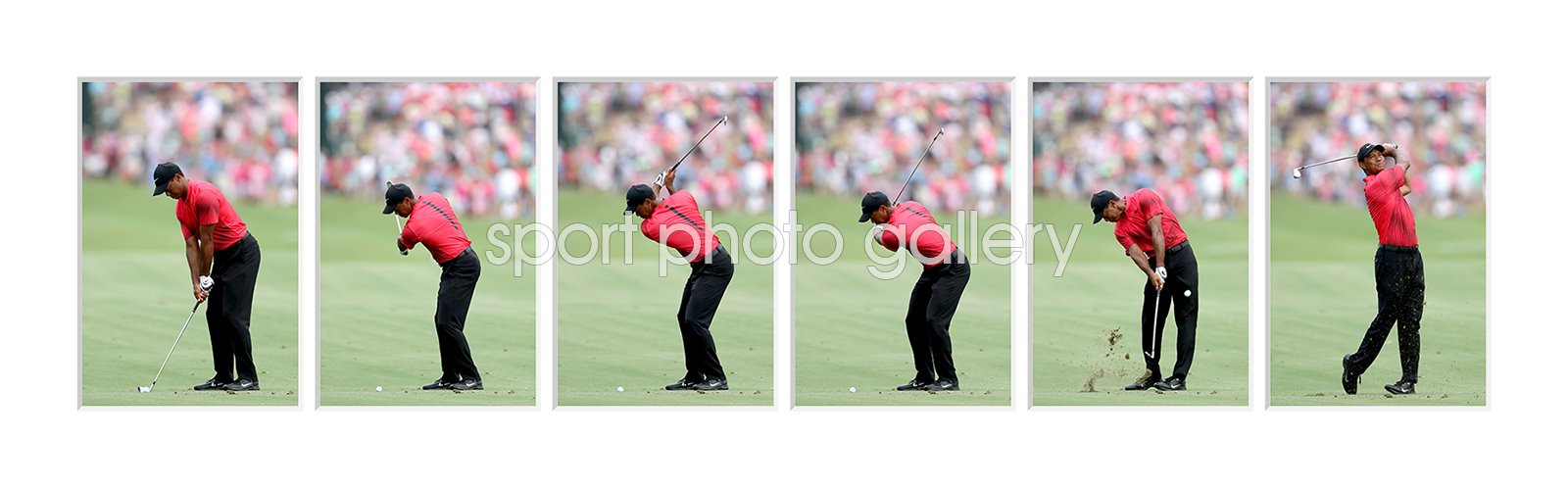 Tiger Woods 2018 Front View Swing Sequence  Tiger Woods 2018 Front View Swing Sequence