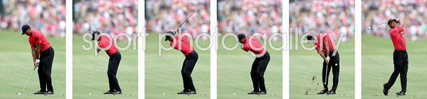Tiger Woods 2018 Front View Swing Sequence