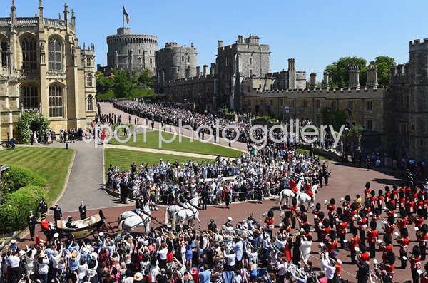 Royal Wedding procession Windsor Castle 2018