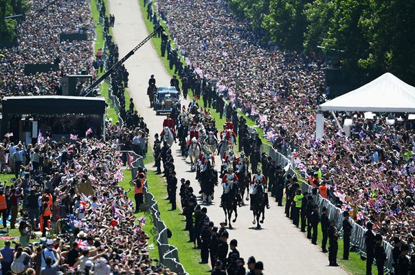 Prince Harry & Meghan Markle Wedding Procession Windsor 2018