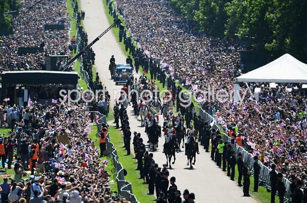 Prince Harry & Meghan Markle Wedding Procession Windsor 2018