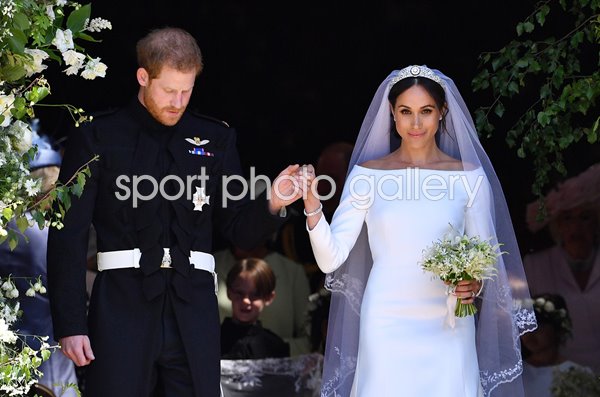 Prince Harry & new wife Meghan Markle Windsor 2018