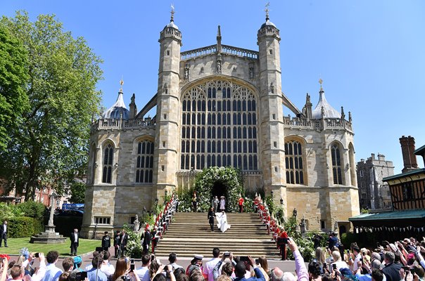 Prince Harry Marries Ms. Meghan Markle St Georges's Chapel Windsor 2018