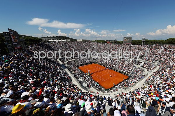 Rafael Nadal v Novak Djokovic Italian Open Foro Italico Rome 2018