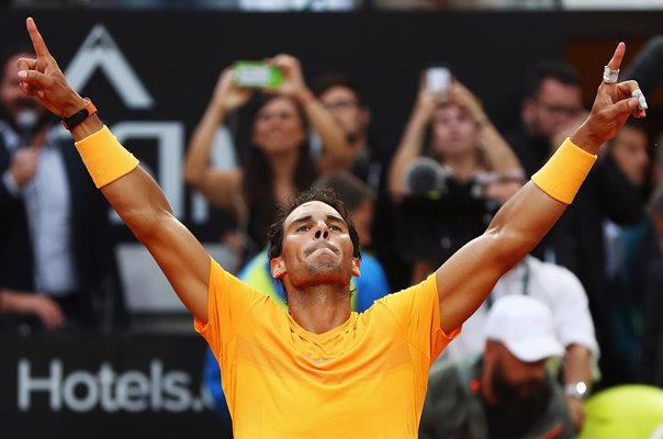 Rafael Nadal Spain wins Italian Open Rome 2018
