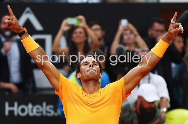 Rafael Nadal Spain wins Italian Open Rome 2018