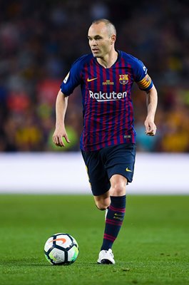 Andres Iniesta Barcelona Final Game Camp Nou May 2018