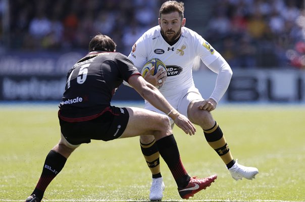 Elliot Daly Wasps v Alex Goode Saracens v Wasps Allianz Park 2018