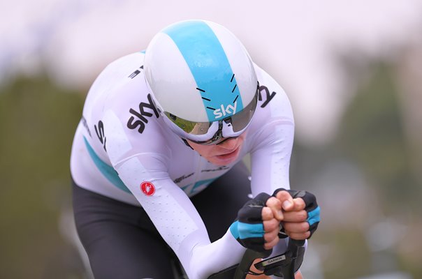 Chris Froome Team Sky Time Trial Jerusalem Stage 1 Giro 2018