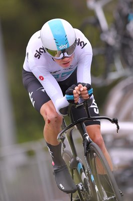 Chris Froome Team Sky Time Trial Jerusalem Giro 2018