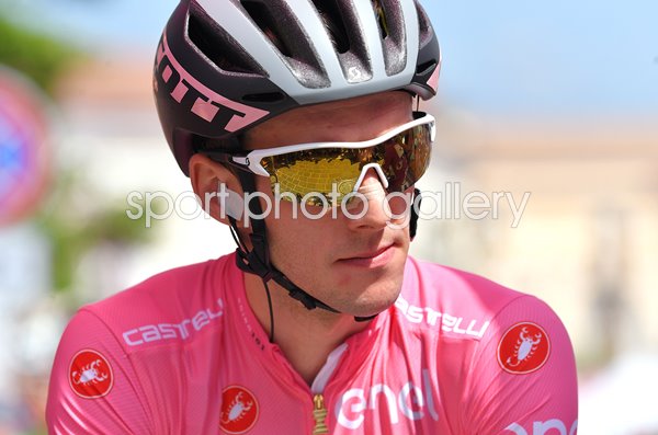 Simon Yates Race Leader Pink Jersey Stage 9 Giro 2018