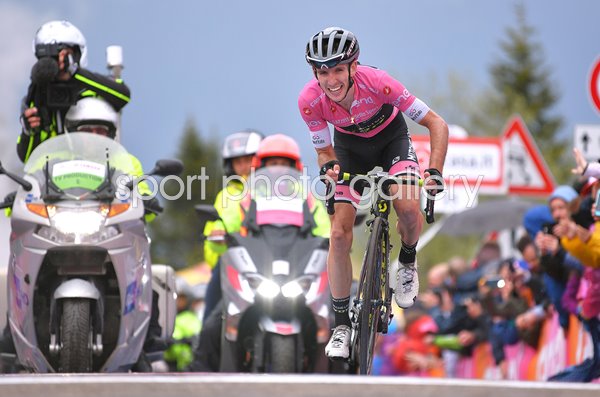 Simon Yates Pink Jersey Stage 14 Giro 2018