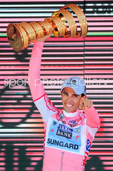 Alberto Contador Spain Giro d'Italia Champion 2011